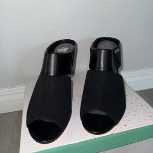 Calvin Klein Black Mules